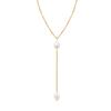 Stainless Steel Y Shape Jewelry Chain Woman Necklace Minimalist Personal Gold Color Fashion Jewelry for Girlfriend Mother's Day