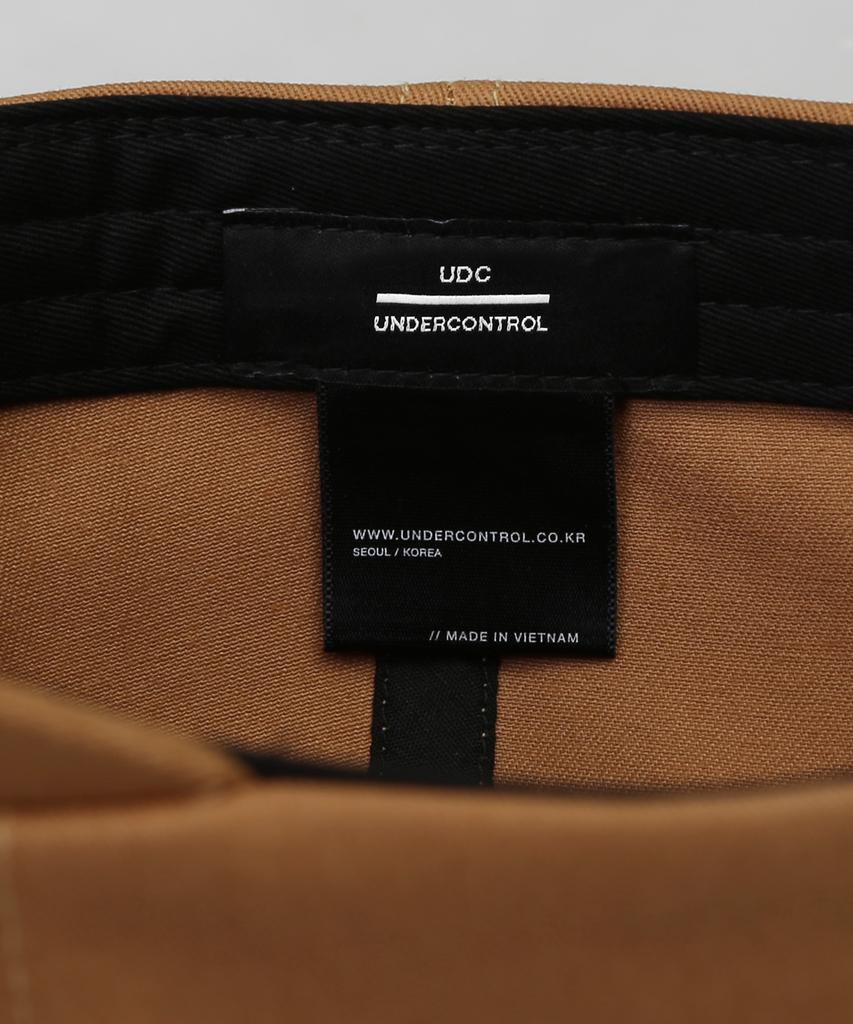 Eondeokeonteulol Cotton Logo Ball Cap Leather Udc / Authentic B B / Desert Mud