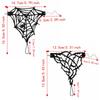 Double-sided Spider Web Bracelet Velvet Adjustable Hand Chain Gothic Bracelet  Music Festival