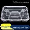 Disposable Multi-Compartment Takeaway Meal Boxes