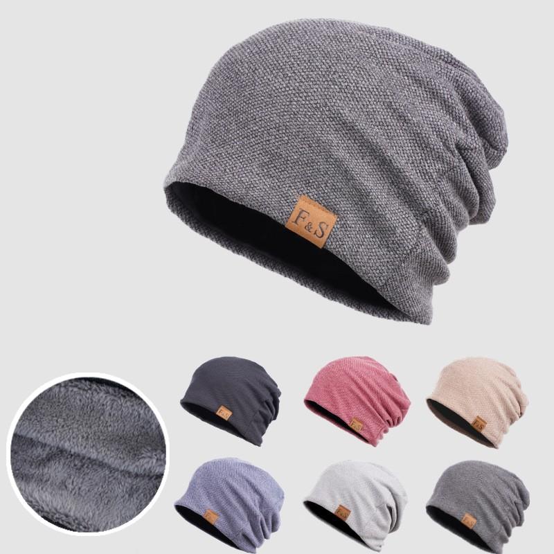 2020New Fashion Winter Warm Beanie Hat for Men Knitted Hat Winter Cap Beanie Women Hip-hop Thick Wool Caps Balaclava Mask Bonnet Hat