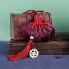 Chinese Style Purse Pouch Drawstring Women Tassel Storage Bag Multi-Color Embroidery Cloth Jewelry Pouch For Wedding Guests