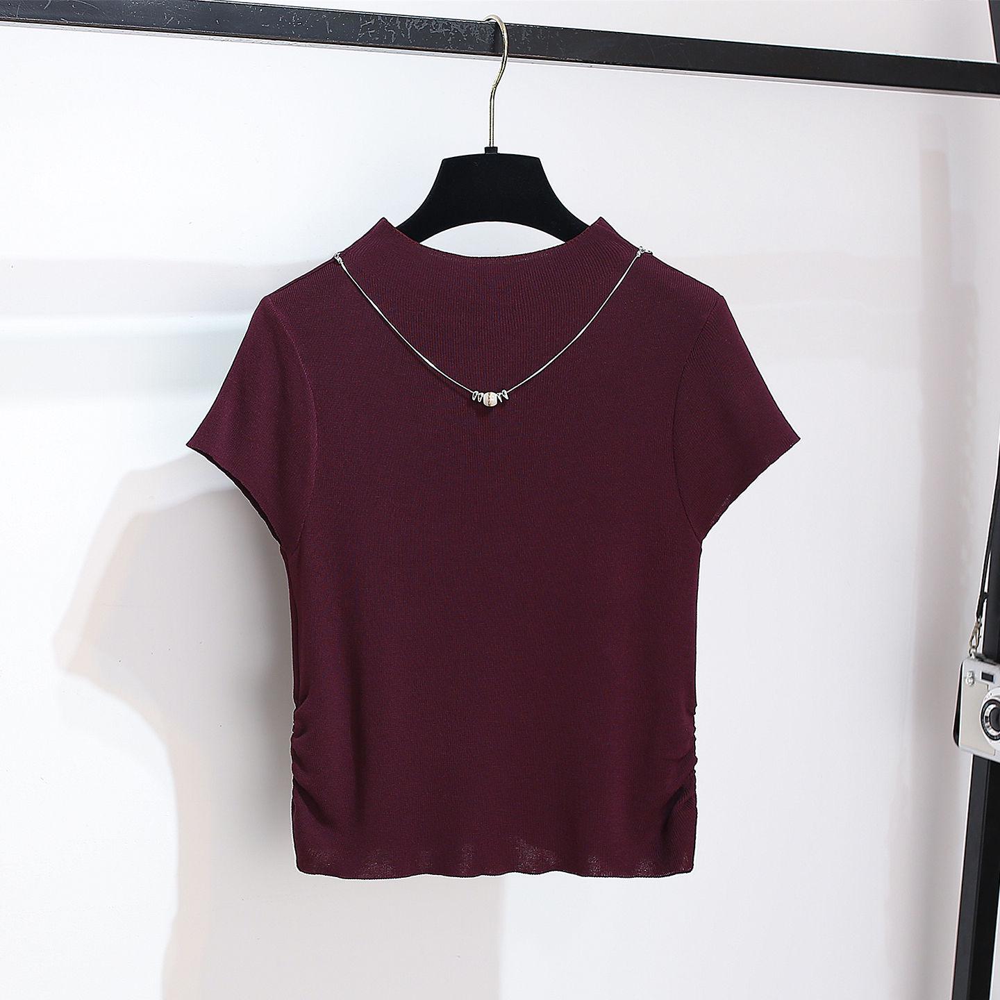 

Women s Red Short-Sleeve T-Shirt & Wide-Leg Trousers Set - Early Autumn 2025 Bestseller XL 111-125 lbs