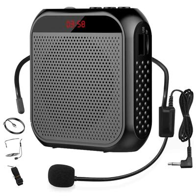 Přenosná náhlavní souprava s hudbou hlasitý PA přenosný ruční ideální pro sport katastrofu maloobchod turistiku a megafon, handsfree reproduktor, mikrofon,