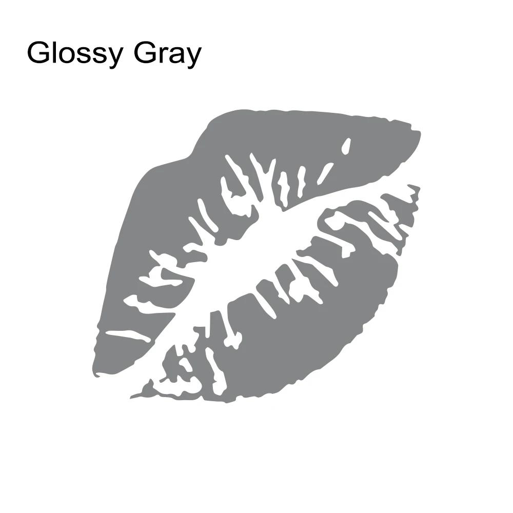Car Stickers Kiss Lips Truck Window Door Laptop Vinyl Decals Windshield Motorcycle Waterproof Cute Decoration Car Accessories