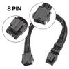 CPU 8Pin Female To 8 Pin (4+4) Male Mainboard Power Adapter Extension Cable CPU 8Pin Power Supply Cord Braided Line