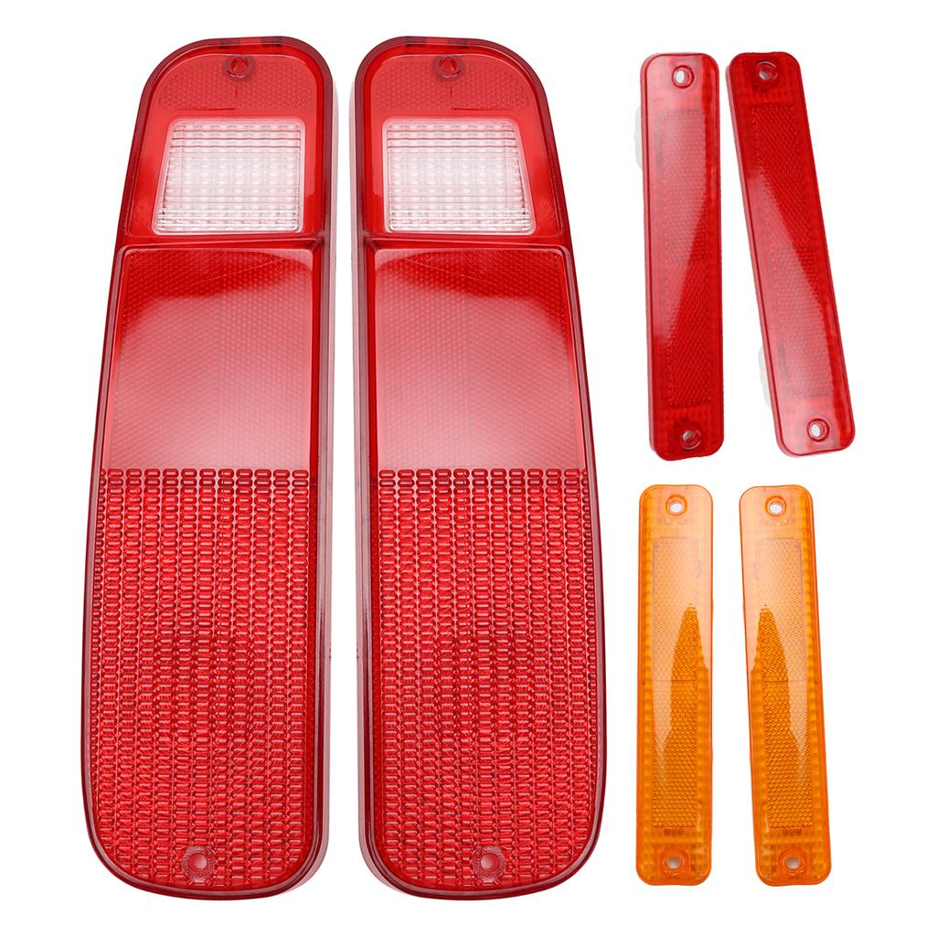 6-teiliges Rücklicht- und Seitenkotflügel-Kit 2-74f Ersatz für Ford Econoline Van 1975-1991