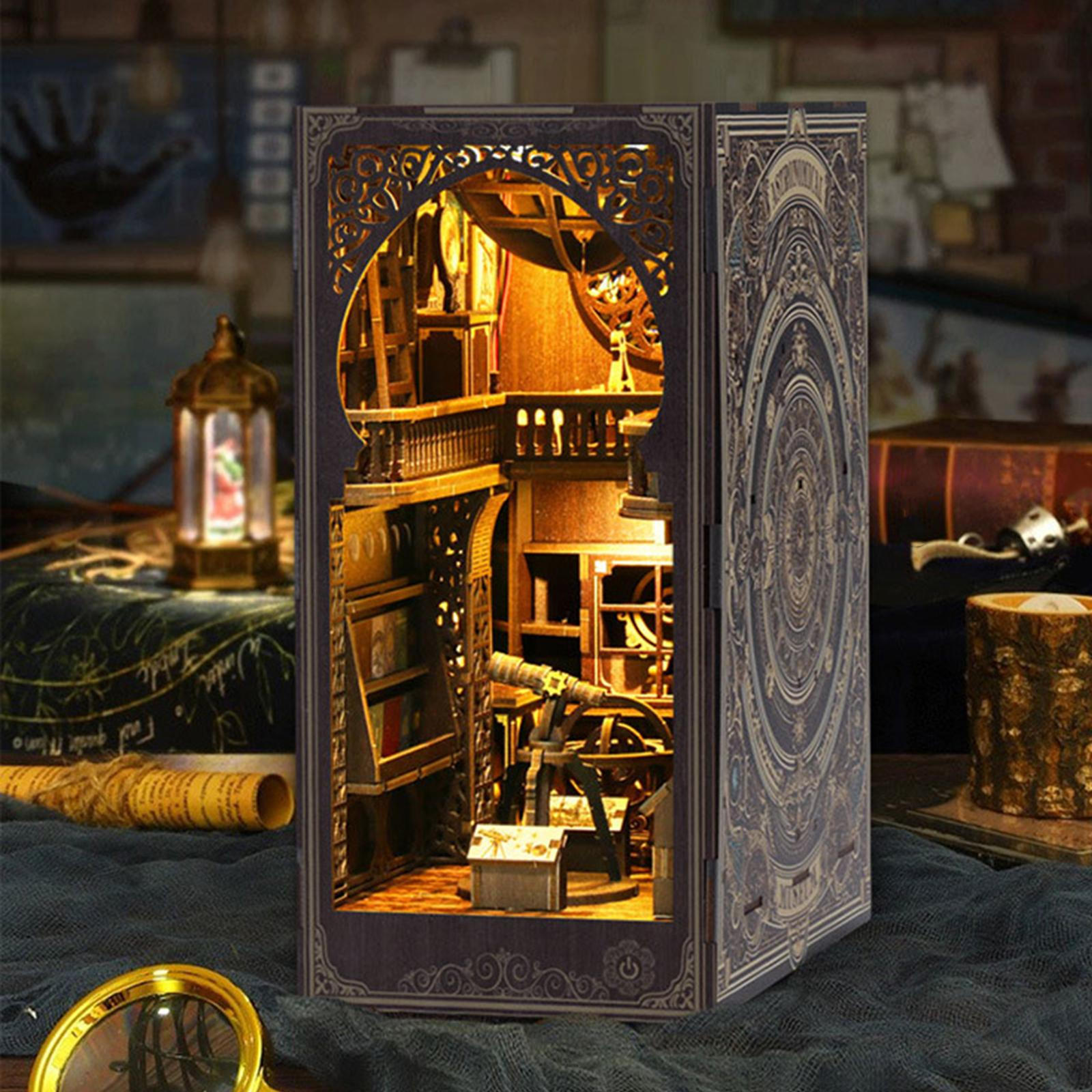 

Миниатюрные наборы подставок для книг «сделай сам», креативный астрономический музей, строительные головоломки, диорамы, поделки для