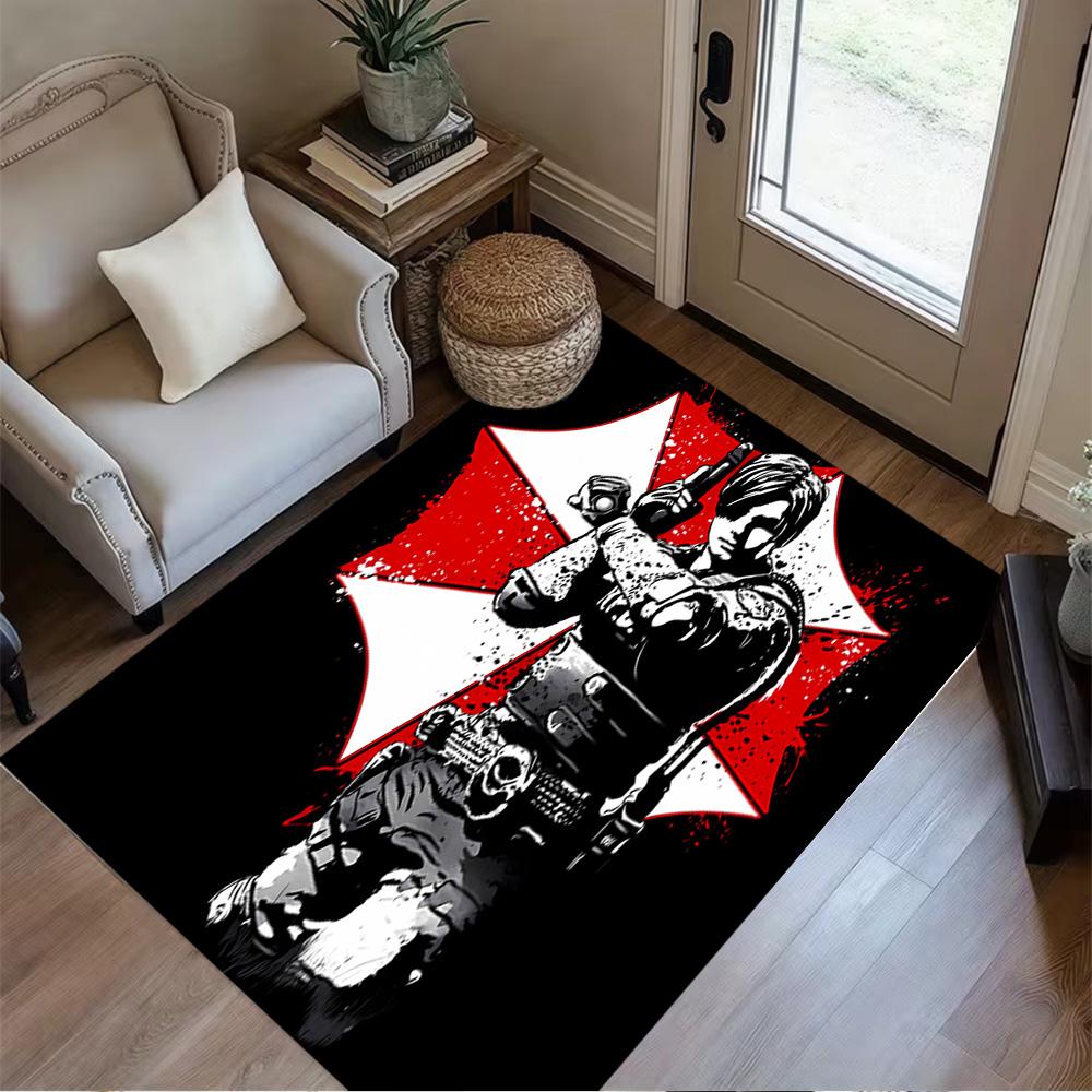 Umbrella Corp. Logo Carpet Design for Decorate room Dining Room Foyer Playrooms Antislip Carpet Office home decor Perfect Gift for Friends & Family