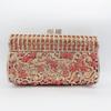 WHTUOHENG Borse di Cristallo Borsa da Sera da Donna Champagne/Argento/Oro Donna Festa Minaudiere Borse da Ballo Matrimonio Strass