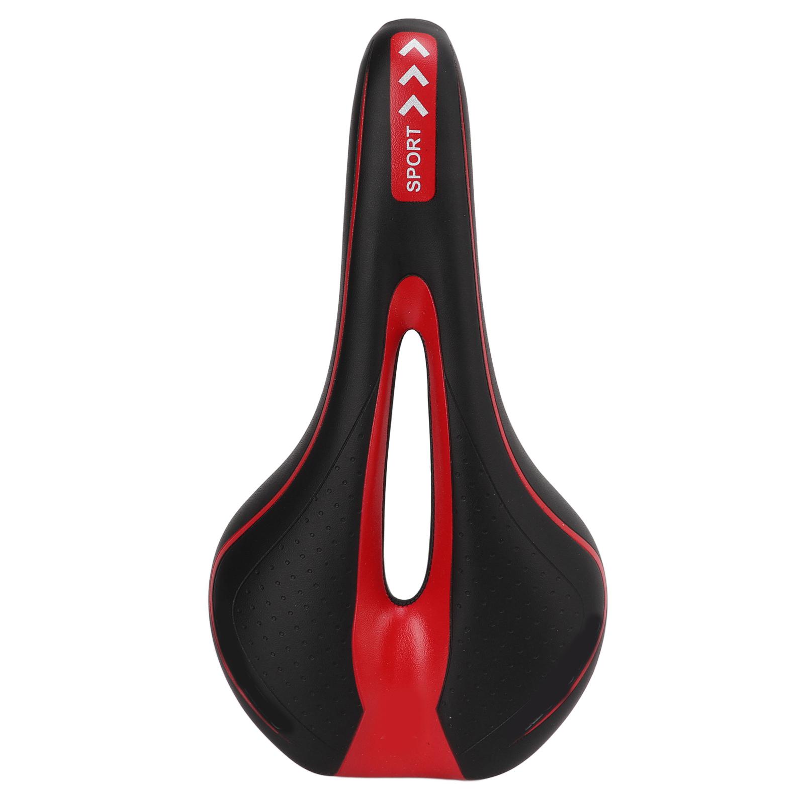 

Bike Saddle Steel Adjustable Shock Resistant Hollow Mountain Bike Seat for MTB Bicycles Foldable Bicycles