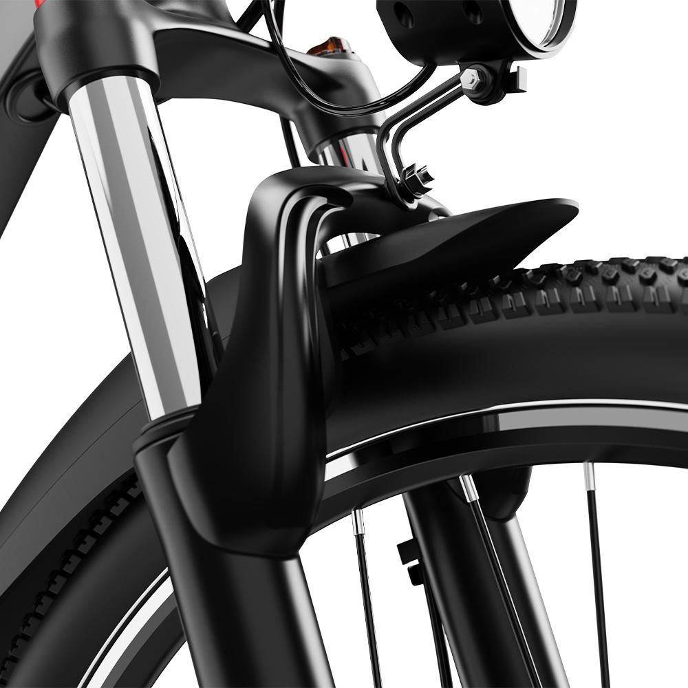 HEADEER BK1350 Adult Electric Bicycle 500W Brushless Motor 48V 15AH Lithium Battery 26 Inch Wheels Foldable E Bike for Daily Urban City Commuting