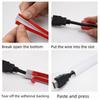 1PC 3metersX1.5cm  Self-adhesive Trunking Cable Management Versatile Cable Management Wear-resistant Design Dimensions