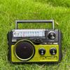 Nové AM/FM/SW1-2 4pásmové rádio Nabíjecí Venkovní Bezdrátový Bluetooth Reproduktor S Duálním Solárním Nabíjecím Panelkem Caixa De Som
