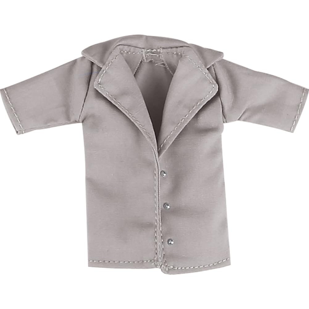 

YUYAKESHI Obitsu 11 Outfit, OB11 Outfit, for Obitsu Doll 11cm Body, Doll Coat Overcoat, Nendoroid P9 GSC Sebiro Obitsu Body (Gray)