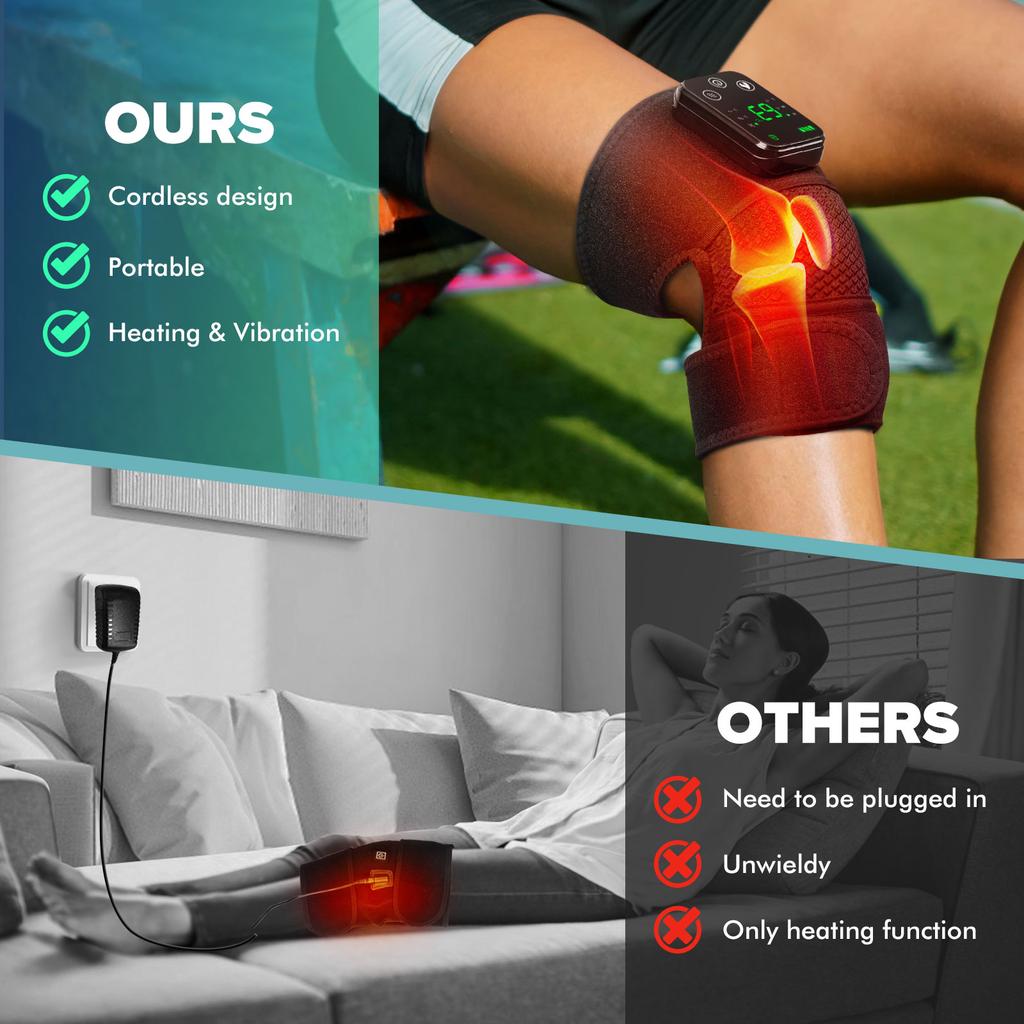Durable And Safe Intelligent Electric Heating Knee Protection Massage Warm Compress Joint Protection Neck Shoulder Knee Vibration Device