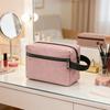 Men's Durable Large-Capacity Travel Canvas Wash Bag with Zipper