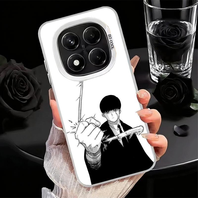 Mashle Magic And Muscles Anime Soft Phone Case for Xiaomi Redmi Note 13 14 15 Pro Plus 12S 12 11S 11 11T 10S 10 Shockproof Cover
