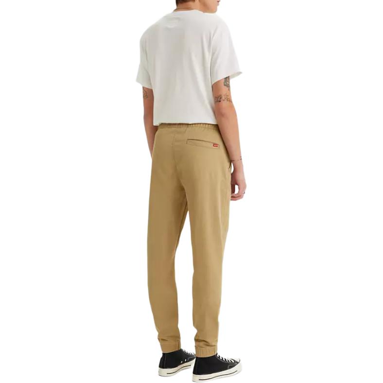 Levis Solid Color Cuffed Casual Pants Men Bottoms Khaki A4761-0004