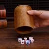 20/40/100pcs 10mm White Dice With Red And Blue Dots Rounded Dice Desktop Gaming Accessories Bars Poker Game Board Games TMZ