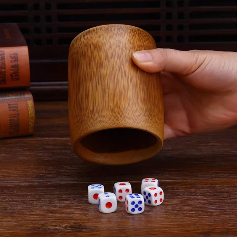 20/40/100pcs 10mm White Dice With Red And Blue Dots Rounded Dice Desktop Gaming Accessories Bars Poker Game Board Games TMZ