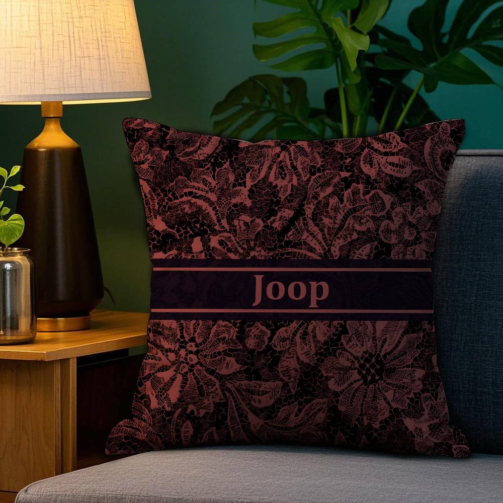 

Light Luxury Matching J-Joop-MT Wolfgang Pillow Case Anti-dustmite Pillowcase Invisible Zipper Silky Short Plush Sofa D 20x20Inch