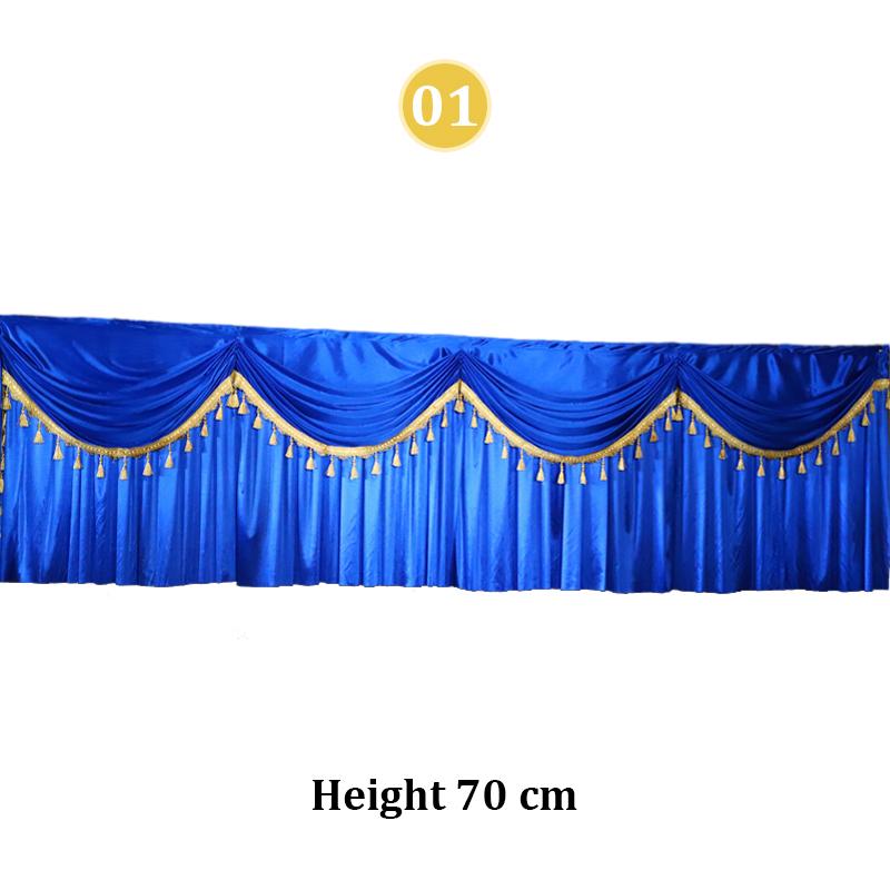3 Meter Wedding Party Backdrop Decoration Curtain Swag Backdrop Drapes Stage Event Party Background Decor Swag Drape Valance