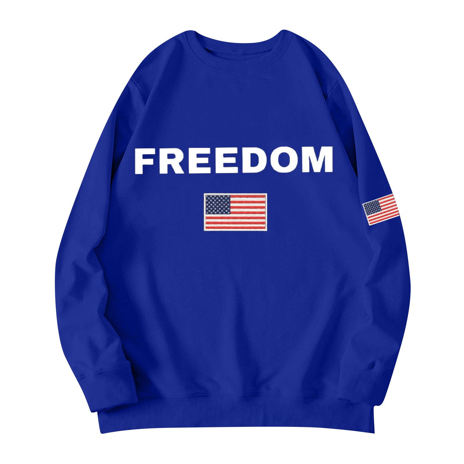 

Унисекс Принт Круглый вырез Длинный рукав Свободный крой Длинный рукав Повседневный Длинный рукав Топ Толстовка XXL синий