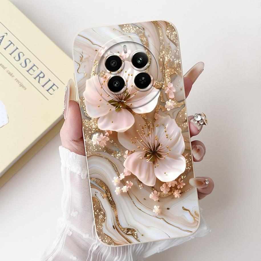 For Realme 12 Pro Plus Case RMX3840 RMX3841 Cover Luxury Marble Soft Silicone Shockproof Funda For Realme 12 12+ 12Pro 12X Coque