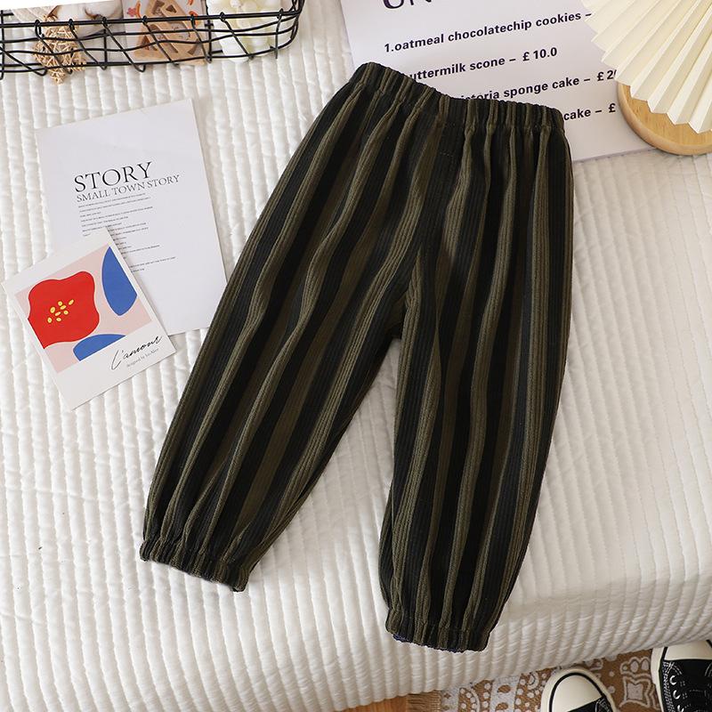 Spring and Autumn Children's Sports Pants Casual Pants Children's Pants Sweatpants Small and Medium-sized Children Boys and Girls of Outer Wear Pants