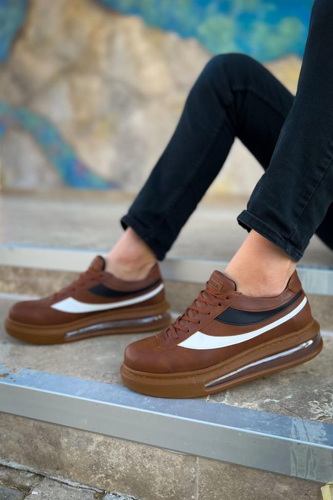 Chekich H Nuova Collezione CH172 Ariosa Scarpa Uomo Bianco Nero Marrone Tan