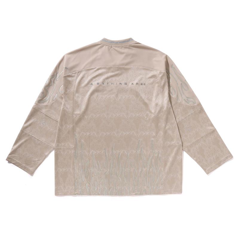 Bape Flame Football Jersey 0ZXLTM111302M