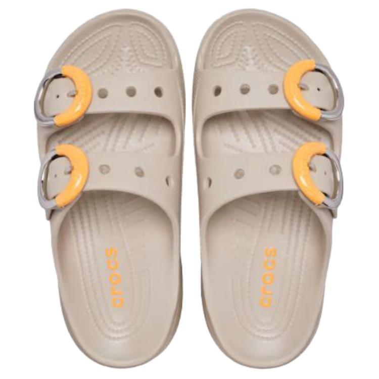 Crocs Saturday Casual Simple Slide Sandals Women Sandals Beige 213246-2NM