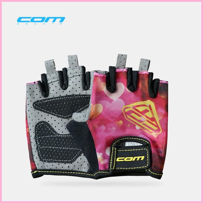 COM Kids Cycling Gloves Bicycle Balance Car Protective Gear Spring & Fall Half Finger Full Finger Breathable, Wear-Resistant and Non-Slip