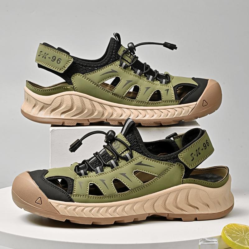 Fashion High Quality Men's Summer Sandals Outdoor Non-slip Hiking Shoes Men Comfy Platform Beach Sports Sandals For Men Sandalias Hombre