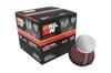 Custom Round with End Universal Fit K&N RC-1060 Filter, Taper, 49mm, Chrome-Plated Caps,