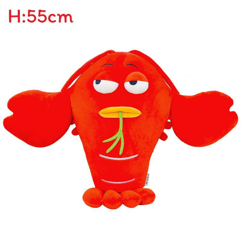 Lobster Plush Pillow With Soft Polyester Filling For Stress Relief And Gift For Friends Or Girls