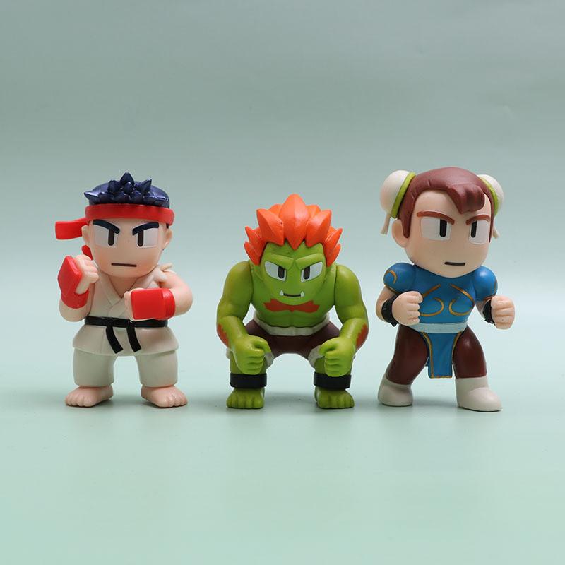 Fighter Street Character Pvc Action Figures Model Toy Decoration Gifts Kids