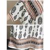 DIMANAF Summer Women New 2025 Basic Plus Size V-Neck Dress Casual Linen Printing Short Sleeve Dress Loose Dress