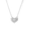 Sunflower Series 18K Gold Plated Necklace - European & American Style, Titanium Steel Clavicle Chain for Women