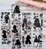 1 Loop Cute Beautiful Fashion Girl Lady /coffee/mirror Masking PET Washi Tape