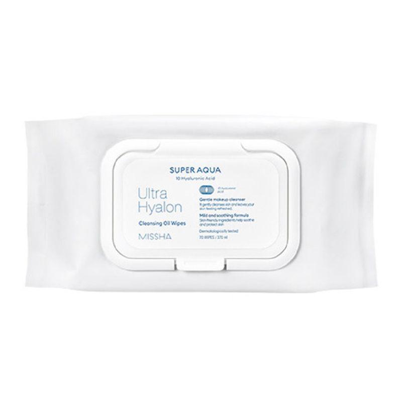

MISSHA Super Aqua Ultra Hyaluronic Cleansing Oil Tissue Large Capacity 70 Sheets/362ml ONE