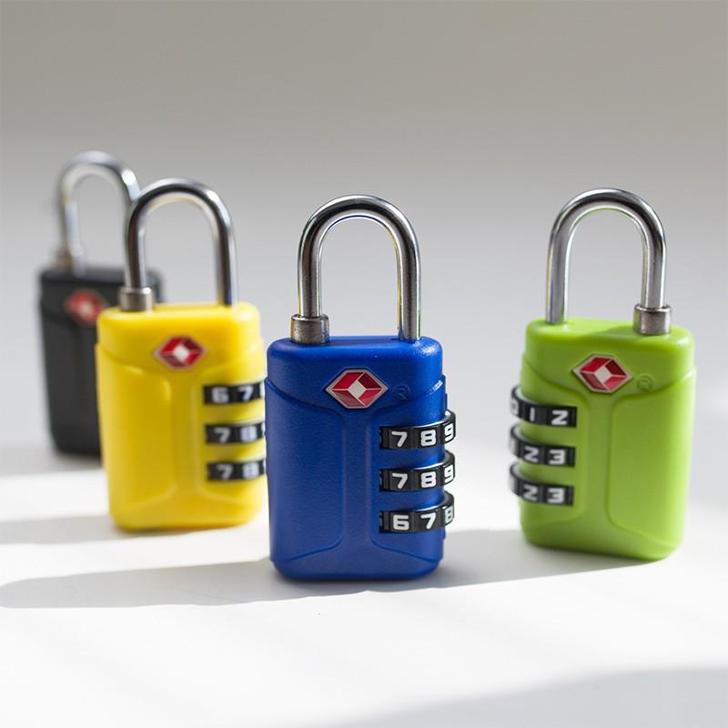 TSA Approved Zipper Password Padlock for Suitcases, Gym Cabinets, and Bags