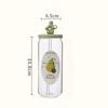 Straw Glass Cups High Appearance Couple Cups High Temperature Resistance Large-capacity Water Bottles Portable Summer Cola Cup