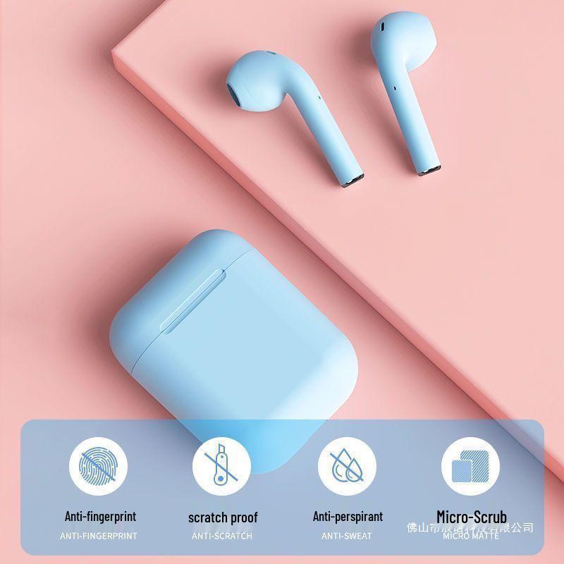 2025 New Macaron Semi-In-Ear Bluetooth Headphones: Wireless, Long Battery Life, High-Quality for Sports