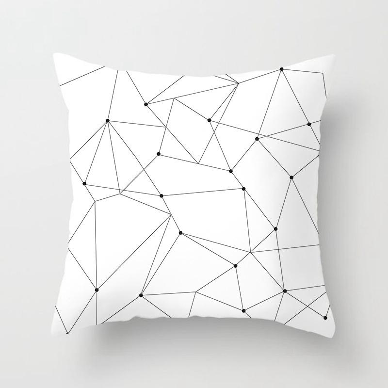 Pillowcase Geometric Throw Cushion Cover Popular Household  Supplies Modern Minimalist Sofa Pillow Cases