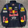 Export Cross-border Bestseller F1 Racing Motorcycle Suit: Full Embroidery, Riding Suit, Winter Wear, Cotton-Padded Jacket.