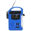 Hand Crank Solar Radio AM FM SW Emergency Radio with LED Flashlight Reading Light MP3 Player for Outdoor Camping
