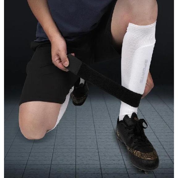 Elastic Adjustable Shin Guard Fixing Strap Fastener Bandage Tape For Soccer Football Cycling Leg Shin Pad Secure Holding Tool 1