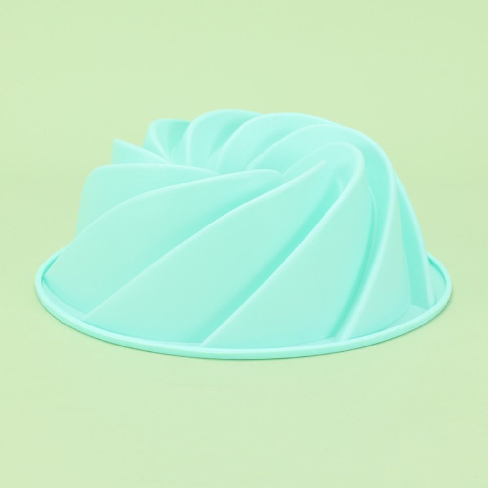 12pcs/set Silicone Muffin Cups Food Grade Spiral Cake Mold Multicolor Silicone Swirl Pan  Jelly